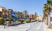 Torreón Malladeta en la costa de Villajoyosa.